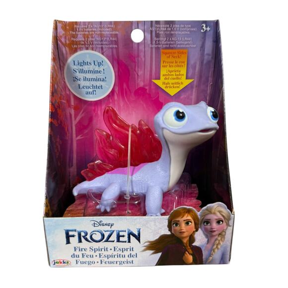 Disney Frozen 2 Fire Spirit Salamander Light Up New In Box 3+ Toys Kids Figure - Picture 1 of 6